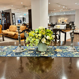 テーブルランナー MORRIS ウィリアムモリス イチゴドロボウ 35x240Vcm いちご泥棒 川島織物セルコン HN1711-97