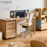 カリモク クリアネル 3点セット オーク材 学習机 デスク 幅110cm 奥行60cm SW8032ME/MY 机 パネル マグネットトレイ おすすめ定番3点セット【色が選べます】