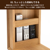 カリモク コの字型 テーブル TU1752 オーク材 サイドテーブル 机 コンパクト PCテーブル 2WAYテーブル 安心の国内生産 karimoku