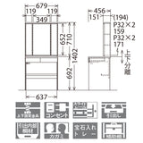 カリモク ドレッサー QT2321 三面鏡 オーク材 2色 幅67.9cm おしゃれ 鏡台 コンパクト 安心 国産 karimoku
