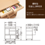 カリモク マルチワゴン SS0419 フリースタイルワゴン オーク材 ずっとサポート シンプル 天然木 国産 karimoku