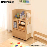 カリモク マルチラック SS0429ME ピュアオーク色 ランドセルラック リビング学習 学習机 デスク 子供用 収納 国産 キャスター付