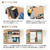 カリモク マルチラック SS0429MY シアーホワイト色 ランドセルラック リビング学習 学習机 デスク 子供用 収納 国産 キャスター付