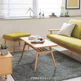 カリモク スツール WD4306 幅58cm ピュアビーチ色 ローストビーチ色 オットマン シンプル カバーリング 国産 karimoku