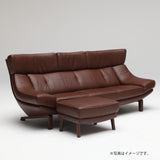 カリモク 本革張スツール ZU4606K 幅62cm オットマン モカブラウン色 ネオスムース ソフトグレイン 国産 karimoku