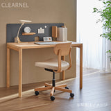 カリモク デスク クリアネル SW8032XR 幅110cm 奥行60cm ウォールナットナチュラル色 CLEARNEL 細い スリム ワークスペース 書斎机 国産