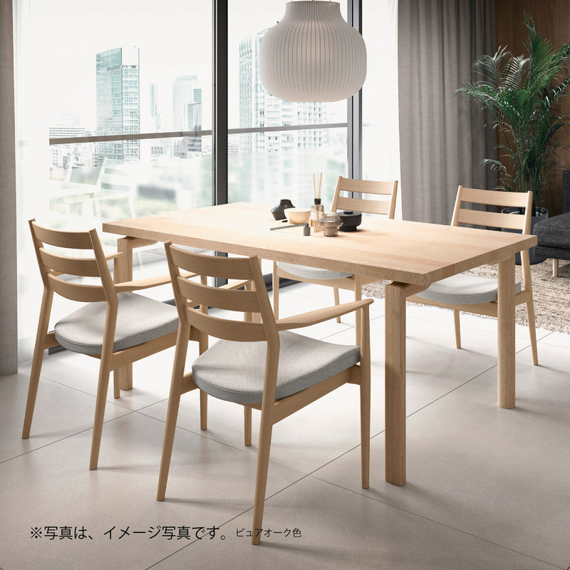 カリモク ダイニングテーブル  DW5820 幅165cm 長方形 4本脚  食堂テーブル安心 国産 karimoku)