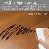 PSマット 2ｍｍ厚 【変形】 奥行100cm X 幅100～300cm 以内 テーブルマット 天板保護マット 透明 国産 ウオチ産業