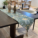 テーブルランナー MORRIS ウィリアムモリス イチゴドロボウ 35ｘ240Vcm いちご泥棒 川島織物セルコン HN1711-97