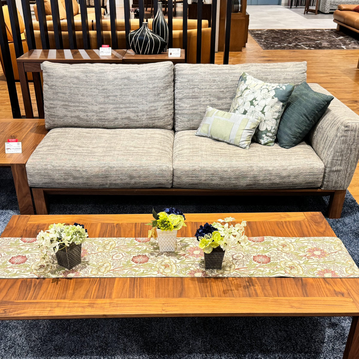 テーブルランナー MORRIS ウィリアムモリス ピンクアンドローズ 30