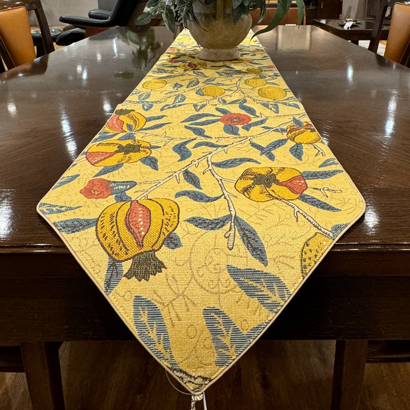 テーブルランナー MORRIS ウィリアムモリス フルーツ 30ｘ180Vcm 川島織物セルコン HN1729-91