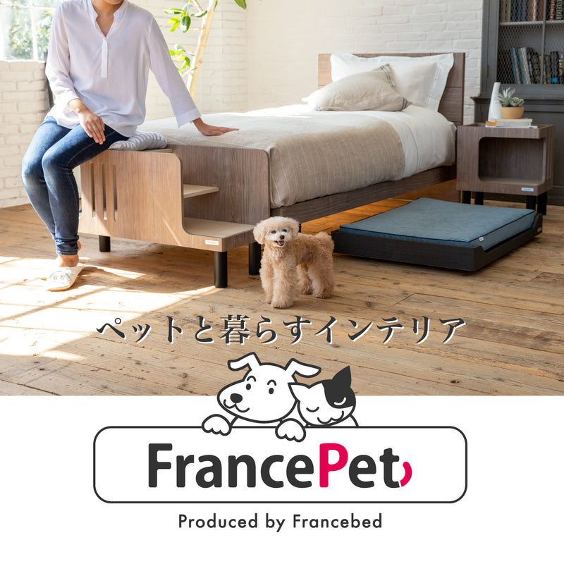 フランスペット PE07-M ペットハウス ソフィタイン Mサイズ 幅63.8cm 奥行49.4 高さ51.3cm ペット家具 国産 France Pet 301745100 すっきり シンプル おしゃれ