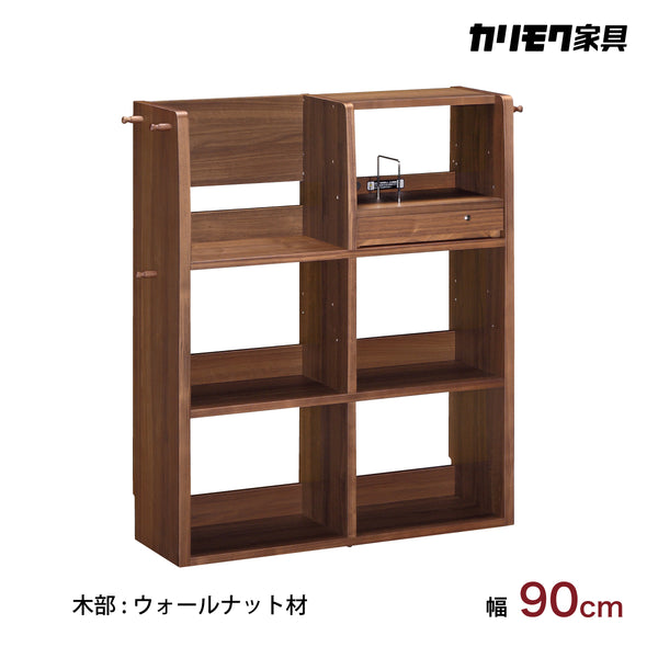 カリモク・木製飾り棚・横幅58.5cm・奥行34cm・高さ79cm カリモク・木製飾り棚・横幅58.5cm・奥行34cm・高さ79cm