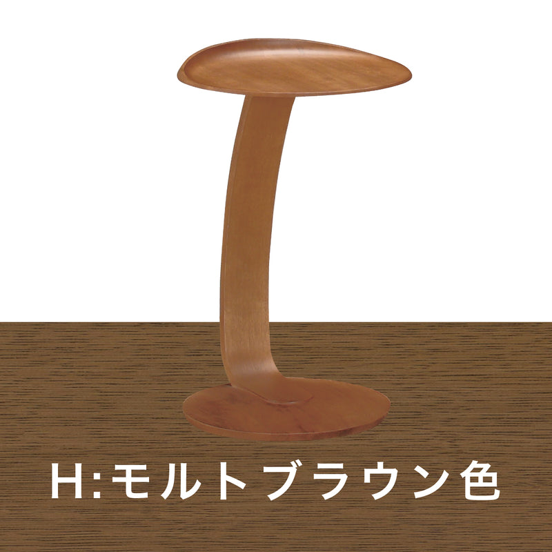カリモク サイドテーブル TU0102／000 高さ66cm オーク材 コの字型 