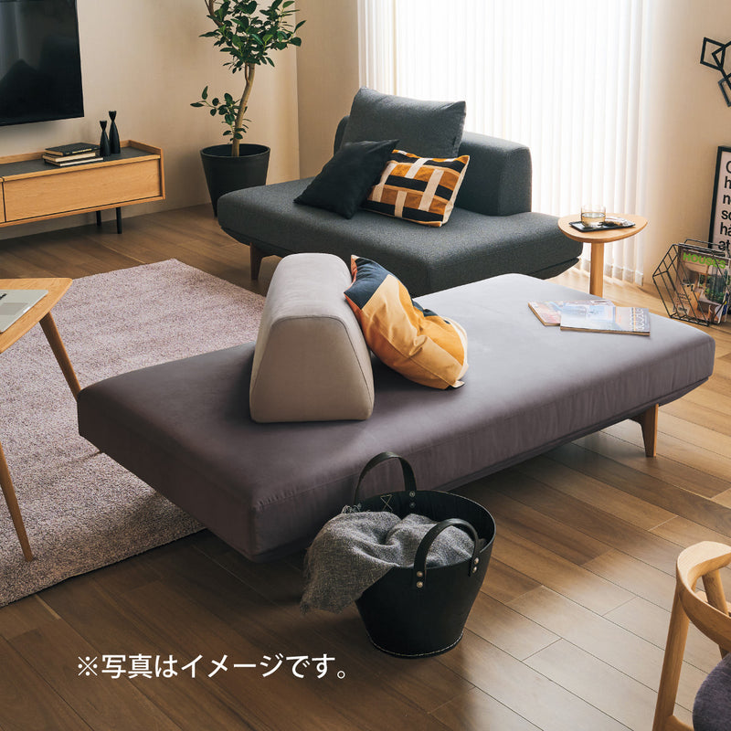 カリモク デイベッドソファ uu4005 幅183cm ピュアオーク色 U32グループ  アイランドソファ  シンプル 国産