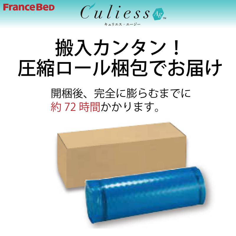 フランスベッド 折りたたみスプリングマットレス FD-Ag-01 シングル キュリエス・エージー 除菌 アグリーザ 国産 francebed