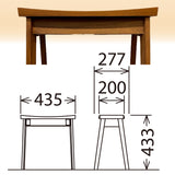 カリモク 椅子 スツール XT0346 オーク材 3色 ドレッサーに ちょっと使いに スリム すっきり シンプル 天然木 国産 karimoku
